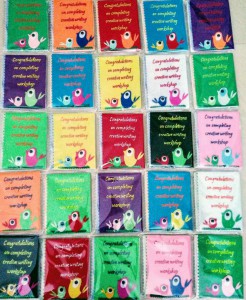 Customized hand crafted notebooks for all the kids